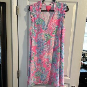 Lilly Pulitzer Pink Floral Dress